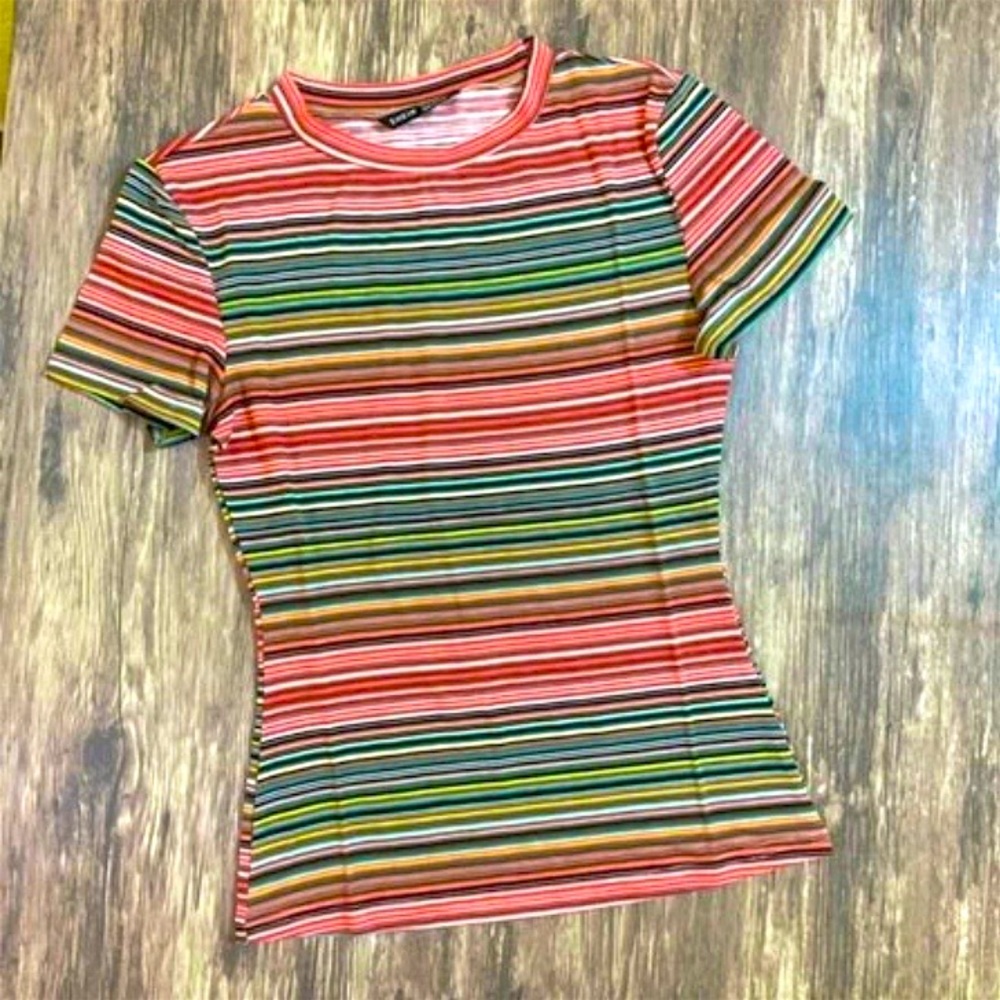 Striped Fitted Tee